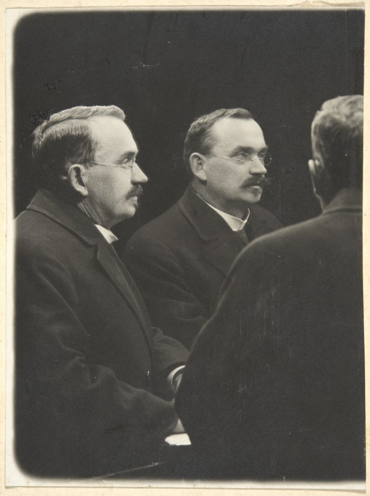 Huvudredaktören för Uusi Suometar Akseli Rauanheimo år 1914. Bild: Museiverkets bildsamlingar