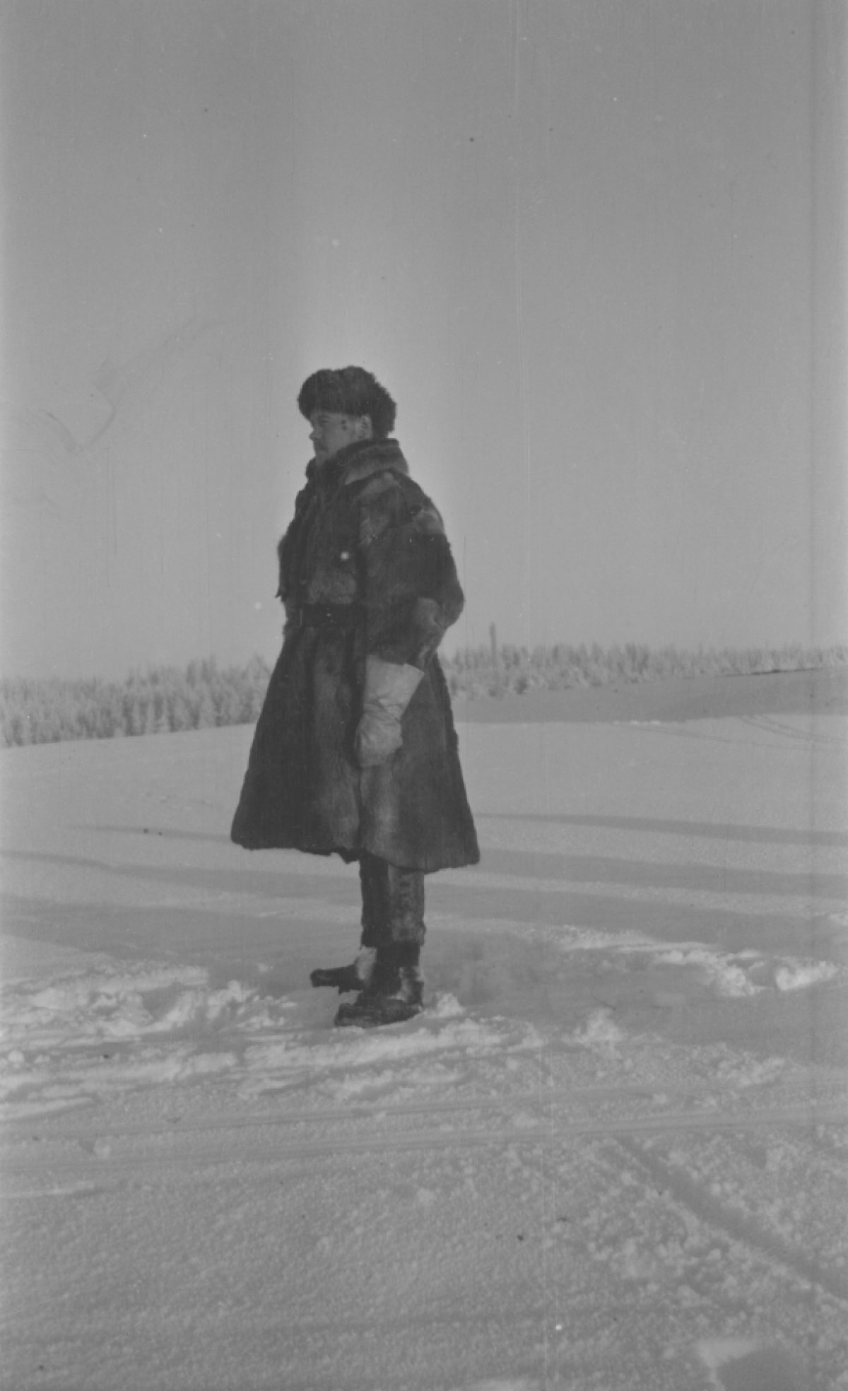Karelska skogsgerillans överbefälhavare Ilmarinen, eller Jalmari Takkinen, år 1921 eller 1922.​ Foto: Erkki Räikkönen / Museiverkets Bildsamlingar
