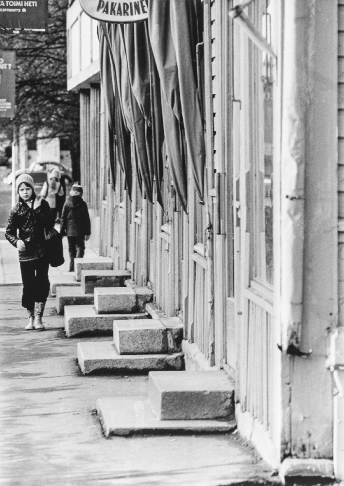 Seppäläinen’s shoes were available from the wooden house on the corner of Kauppakatu and Virtakatu until the turn of the 1980s. Photo: Anja Halla / Itä-Häme / Press Photo Archive JOKA / Finnish Heritage Agency