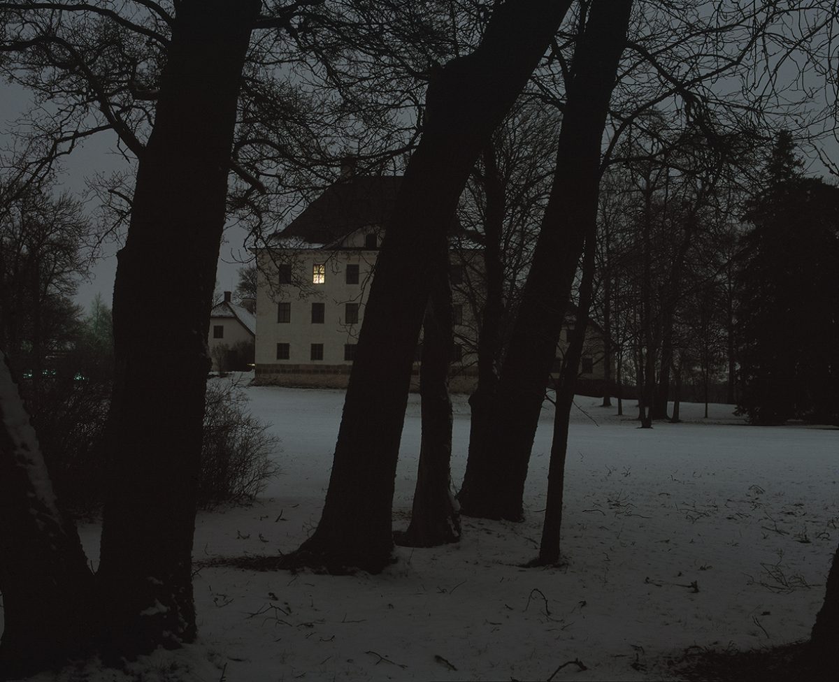 Villnäs slott en februarinatt, 2005. Foto: Soile Tirilä / Museiverket