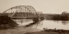 Den 153 meter långa järnvägsbron av stål i Jäskis på 1890-talet (beskuren bild), I. K. Inha / Museiverkets Bildsamlingar. Objektinumero: HK19580401:530