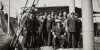 Besättningen på däck ombord ångbåten Sextant år 1935 (beskuren bild), Finlands sjöhistoriska museums bildsamling / Museiverket. Objektinumero: SMK201505:8